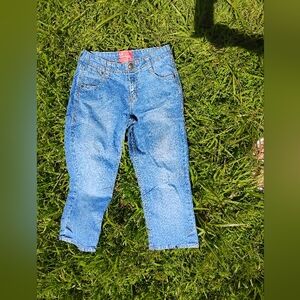 Classic Blue Cropped Jeans for Women